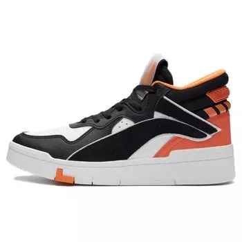 Li Ning Superwave Mid Скейт-кеды Мужские Скейт-кеды Черный Оранжевый AGCR233-3 41