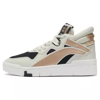 Li Ning Suprewave Mid противоскользящие прочные высокие кроссовки для скейтбординга женские кроссовки для скейтбординга белые черные золотые AGCR234-2 36