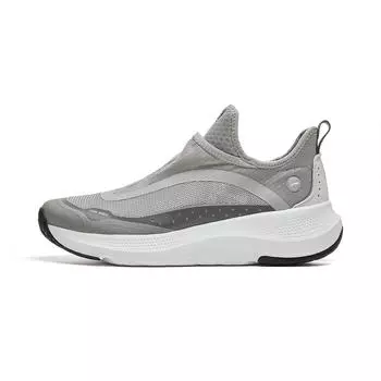 Li Ning Tpu Logo Дышащие крутые низкие повседневные туфли мужские кроссовки серые AGLU153-4 45