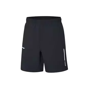 Li Ning Training Series Fitness Running Shorts Мужские шорты Standard-Black AKSP729-1 S