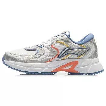 Li Ning Trendy Breathable Low-Top Running Shoes Мужские кроссовки Серо-зеленые ARLR013-6 40