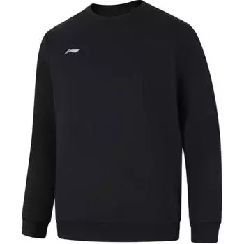 Li Ning Удобная повседневная толстовка с капюшоном Мужская толстовка с капюшоном Черная AWDUB25-1 S