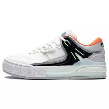 Li-Ning Удобные, легкие, прочные, с низким верхом, светоотражающие, мужские, для скейтбординга, Wind-Bell-Gray AGCS353-1 43