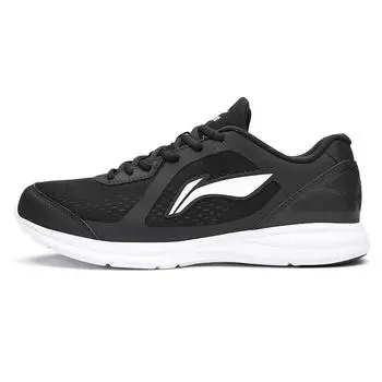 Li-Ning Удобные прочные амортизирующие нескользящие впитывающие пот низкие кроссовки мужские кроссовки черные белые ARBR017-4 39