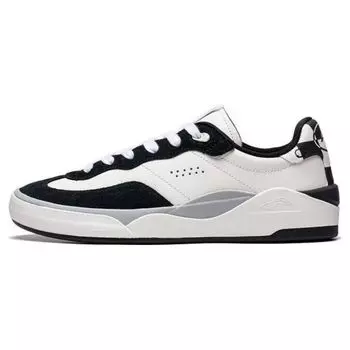 Li Ning удобные прочные дышащие низкие кроссовки для скейтбординга мужские кроссовки белые черные AEPSA49-3 41