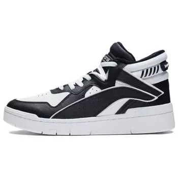 Li-Ning Удобные противоскользящие амортизирующие кроссовки для скейтбординга среднего размера женские кроссовки черные белые AGCS324-3 36