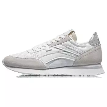 Li Ning удобные универсальные амортизирующие нескользящие износостойкие легкие низкие кроссовки мужские кроссовки Cloud-White AGCR195-3 43