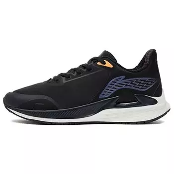 Li-Ning Удобные универсальные кроссовки для бега с амортизацией, нескользящие, износостойкие, дышащие, с низким верхом, женские кроссовки черного цвета ARMR018-1 37