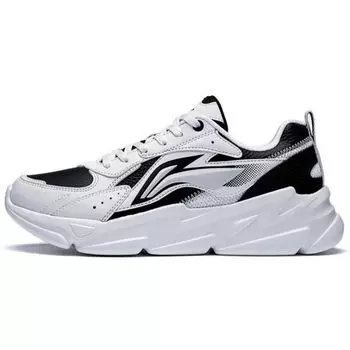 Li-Ning Удобные универсальные повседневные туфли с низким верхом Женские кроссовки Белые Черные AGLS172-4 37