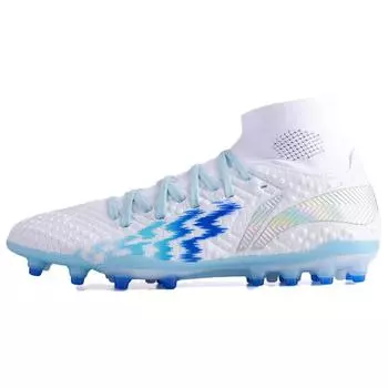 Li Ning Удобный дышащий Mg (Резиновый короткий стержень) Футбольные бутсы из синтетической кожи, амортизирующие, износостойкие, мужские футбольные бутсы YSFU013-17 40