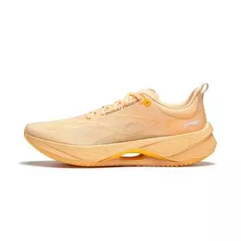 Li-Ning Ультралегкие 21 простые удобные нескользящие износостойкие низкие кроссовки для бега женские кроссовки оранжевые ARBU002-45 35