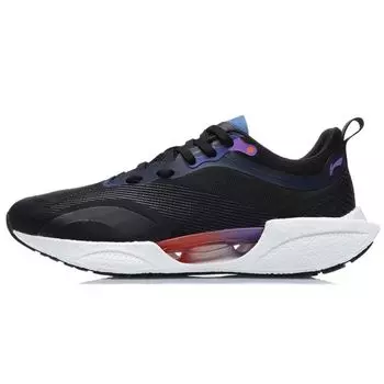 Li-Ning Ультралегкие профессиональные кроссовки для бега 18 Racing с низким верхом женские кроссовки для бега черные синие ARMR008-2 36