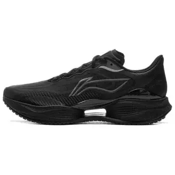 Li Ning Ultra Light 22 Racing Легкие Амортизирующие Кроссовки для Бега Женские Кроссовки Черные ARBV002-9 35