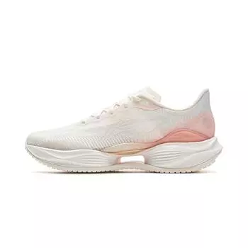 Li Ning Ultra Light 22 Racing Легкие кроссовки для бега с амортизацией Женские кроссовки Молочно-белый ARBV002-28 35