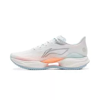 Li Ning Ultra Light 22 Racing Легкие кроссовки с амортизацией для бега Женские кроссовки Стандартный-Белый ARBV002-63 38