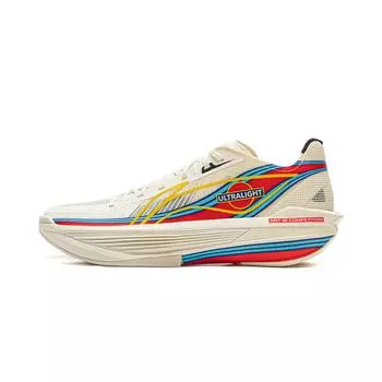 Li Ning Ultralight 2025 Покрытие - Белые Мужские Баскетбольные Кроссовки Молочно-Белые ABAV007-42 41