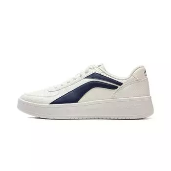 Li-Ning Versatile Comfortable Slip-Resistant Durable Lightweight Low-Top Casual Shoes Men sneaker White Blue AGCV141-2 39
