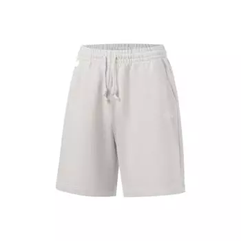 Li Ning Vital Essential однотонные свободные шорты на шнурке мужские шорты светло-серые AKST063-1 M