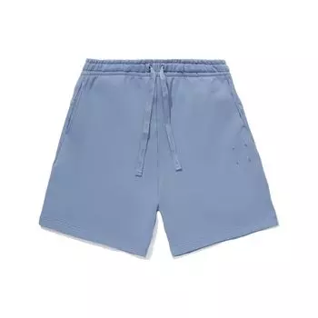 Li Ning Vital Series однотонные свободные повседневные шорты мужские шорты приглушенно-серо-синие AKSU163-5 M