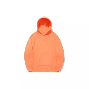 Li Ning Vital Series однотонный свободный свитер с капюшоном унисекс толстовки Cloud-Brocade-Orange AWDU327-4 L