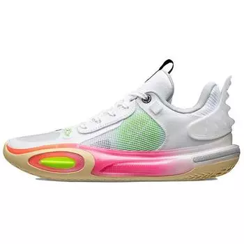 Li-Ning Wade All City 11 Blossom Мужские кроссовки Белый Розовый Оранжевый ABAT005-4 47