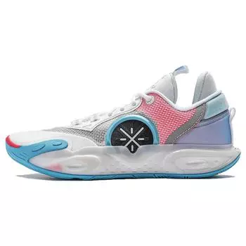 Li-Ning Wade All City 12 Белые Синие Розовые Мужские Кроссовки ABAU015-1