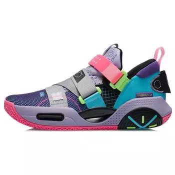 Li-Ning Wade All City 9 V2 Tillandsia Purple Ocean Blue Мужские кроссовки ABAR049-1 41