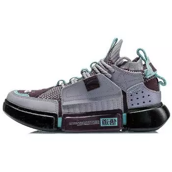 Li-Ning Wade Essence 2 Ace Paris Fashion Week — фиолетовые черные женские кроссовки AGBN062-16
