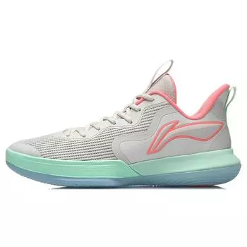 Li-Ning Wade Flash Pearl Green Powder мужские кроссовки серые жемчужно-белые ABCR007-1 45