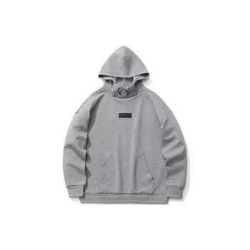Li Ning Wade Series Casual Loose Pullover Hoodie Men Hoodies Gray AWDR111-1 L