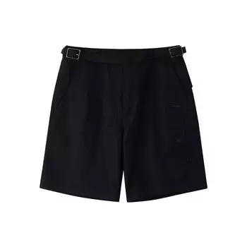 Li Ning Wade Series однотонные повседневные дышащие свободные спортивные шорты мужские шорты черного цвета AKSR677-1 XXL