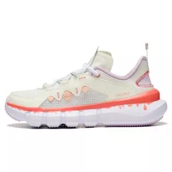 Li Ning Wade Wisdom Нескользящие износостойкие низкие повседневные туфли женские кроссовки белые фиолетовые розовые ABCT050-3 36
