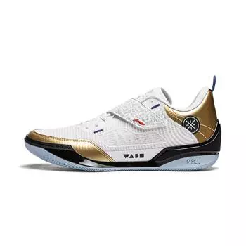 Li-Ning Way of Wade 808 4 Ultra Score Champion мужские кроссовки белые золотые черные ABAU031-4 42