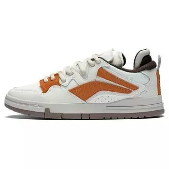 Li Ning We I We I Pro Special Story Edition прочные дышащие низкие кроссовки для скейтбординга мужские белые оранжевые AECT015-1 43
