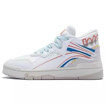 Li Ning We Wo Mid Prm Удобные мягкие эластичные повседневные кроссовки среднего размера Женские кроссовки Off-White AGCS152-4 36