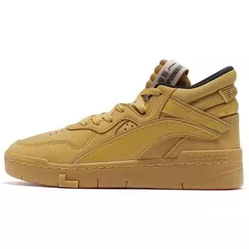Li Ning We Wo нескользящие легкие кроссовки для скейтбординга средней высоты женские кроссовки для скейтбординга минерально-желтые AGCR402-2 36