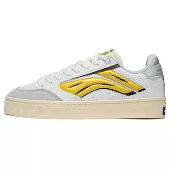 Li Ning Wei Wu 180 Lo прочные дышащие низкие кроссовки для скейтбординга мужские кроссовки белые желтые серые AECT021-1 43