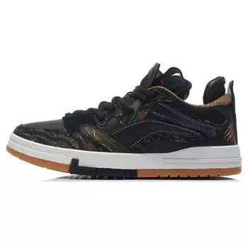 Li Ning Weiwu Pro прочные нескользящие легкие низкие кроссовки для скейтбординга мужские черные кроссовки для скейтбординга AECS001-3 45