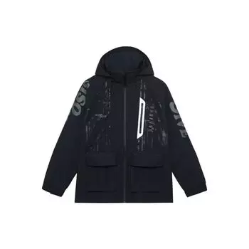 Li-Ning Whoosis Collaboration свободная куртка с капюшоном на молнии мужские куртки черные AFDSD87-1 XXL