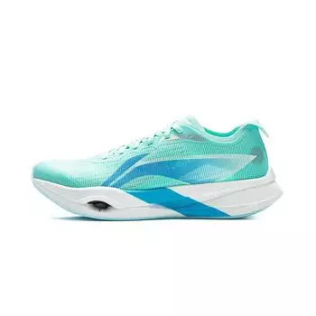 Li Ning Wind Chaser Pro Технология Аминофенола Полная Карбоновая Пластина Марафонки Унисекс Кроссовки для Бега Островной Синий ARPV017-10 38