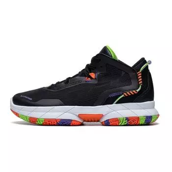Li Ning Wind Shadow удобные амортизирующие прочные низкие детские баскетбольные кроссовки детские баскетбольные кроссовки черные YKBT060-1 33