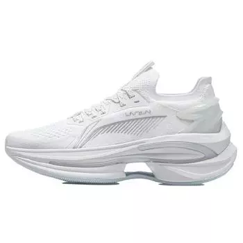 Li Ning Wu Shi 5S 1.0 Flyknit удобные повседневные дышащие кроссовки с низким верхом женские кроссовки чисто-белые ARHR210-1 38