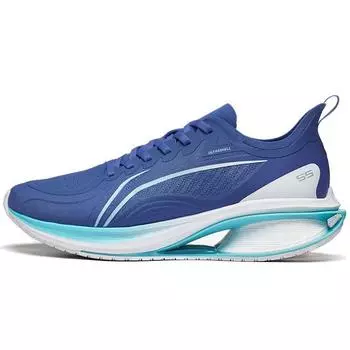 Li Ning Wu Shi 5S 3.0 нескользящие износостойкие дышащие низкие кроссовки для бега мужские кроссовки кобальтово-фиолетово-синие ARST001-6 42
