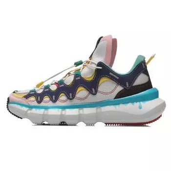 Li Ning Wudao 2.3 Lite амортизирующие нескользящие прочные низкие спортивные повседневные туфли женские кроссовки белые синие желтые AGBR052-1 36