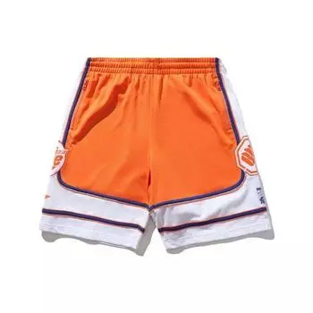 Li Ning X Badfive X Tide Collaboration эластичный пояс дышащие шорты мужские шорты оранжевый AAPP439-2 L