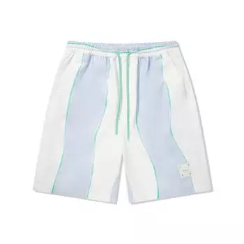Li Ning X InsulAire Цветной блок Шорты средней посадки на кулиске Дышащие Свободные Повседневные Мужские шорты AKSV731-1 M