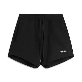 Li Ning X League Of Legends Pool Party Collaboration Удобные дышащие повседневные шорты Женские шорты Черные AKSU858-2 M