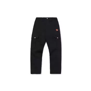 Li Ning X Line Friends Collaboration Multi-Pocket Casual Long Брюки женские низы Черный AKXQ546-1 XL