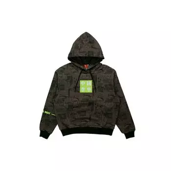 Li Ning X Peoples Daily Collaboration повседневная спортивная толстовка с капюшоном для мужчин Wind-Bell-Gray AWDP965-3 XS