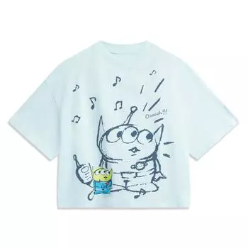 Li Ning X Серия Disney История игрушек Графическая футболка Американский винтажный повседневный стиль Удобная дышащая Свободная футболка с круглым вырезом и коротким рукавом AHSV690-2 S